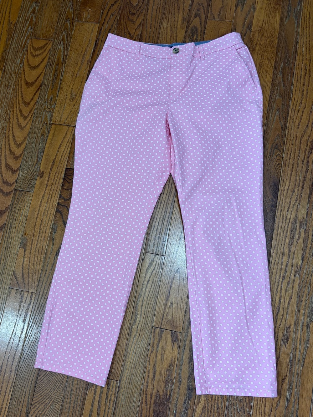 Tommy Hilfiger Pink Polka Dot Chino Pants